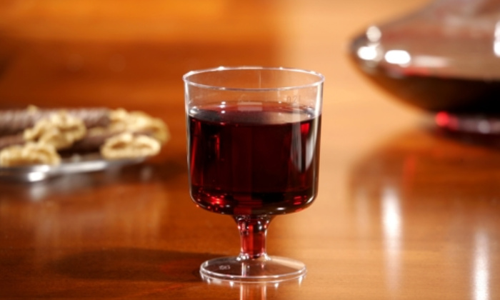 Papstar plastične čaše za vino